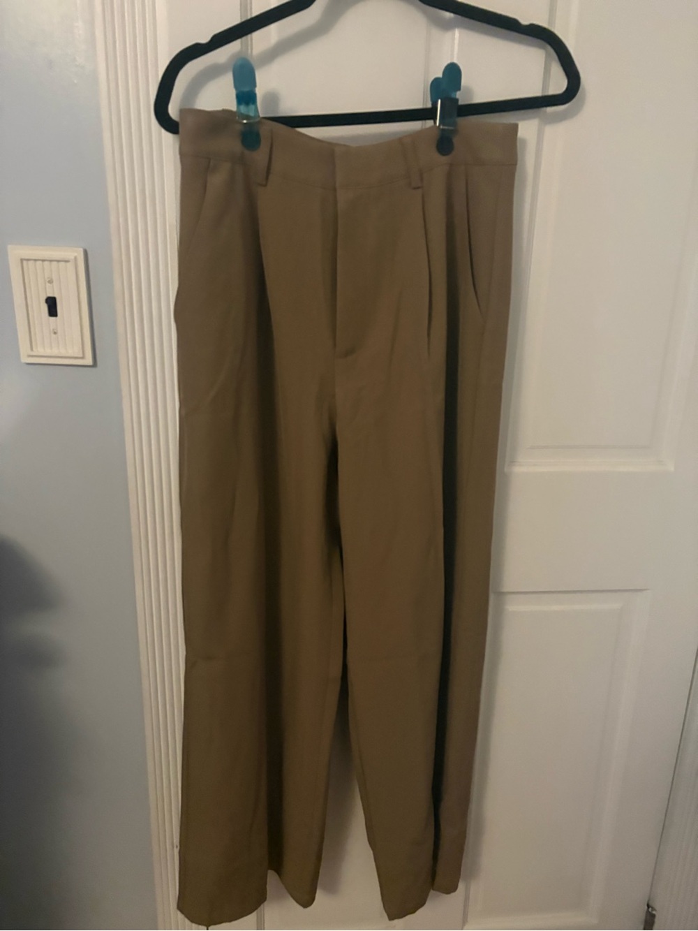 Cider woman’s  Khaki Wide-Leg Chinos